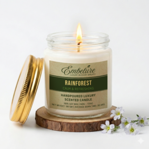 fresh scented soy wax candle