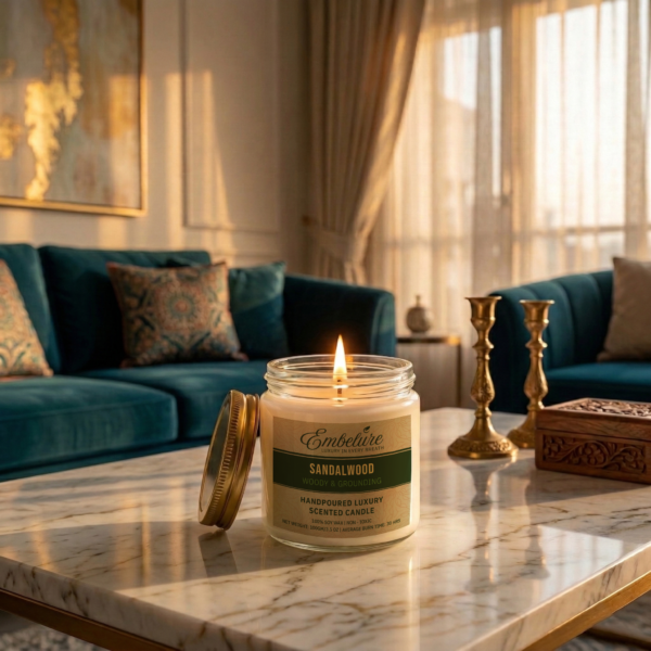 sandalwood scented candle india