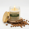 caramel coffee scented soy wax candle