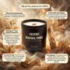 A luxury custom-scented candle in premium packaging, making it an excellent housewarming or birthday gift.