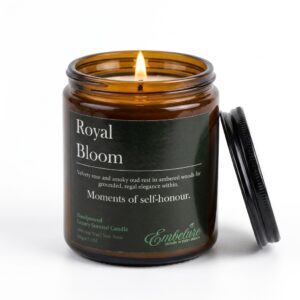 royal bloom luxury candle 200g embelure